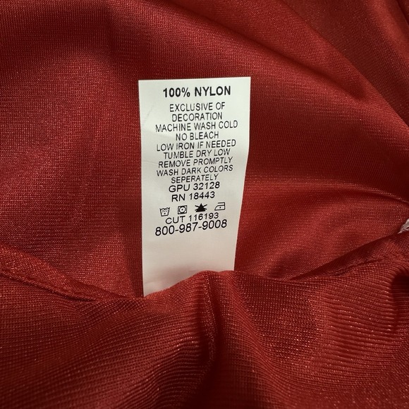 NWT Laura Dare Girl's 10 Red Christmas Valentine's Long Nightgown 2 PC Set USA - Picture 11 of 13